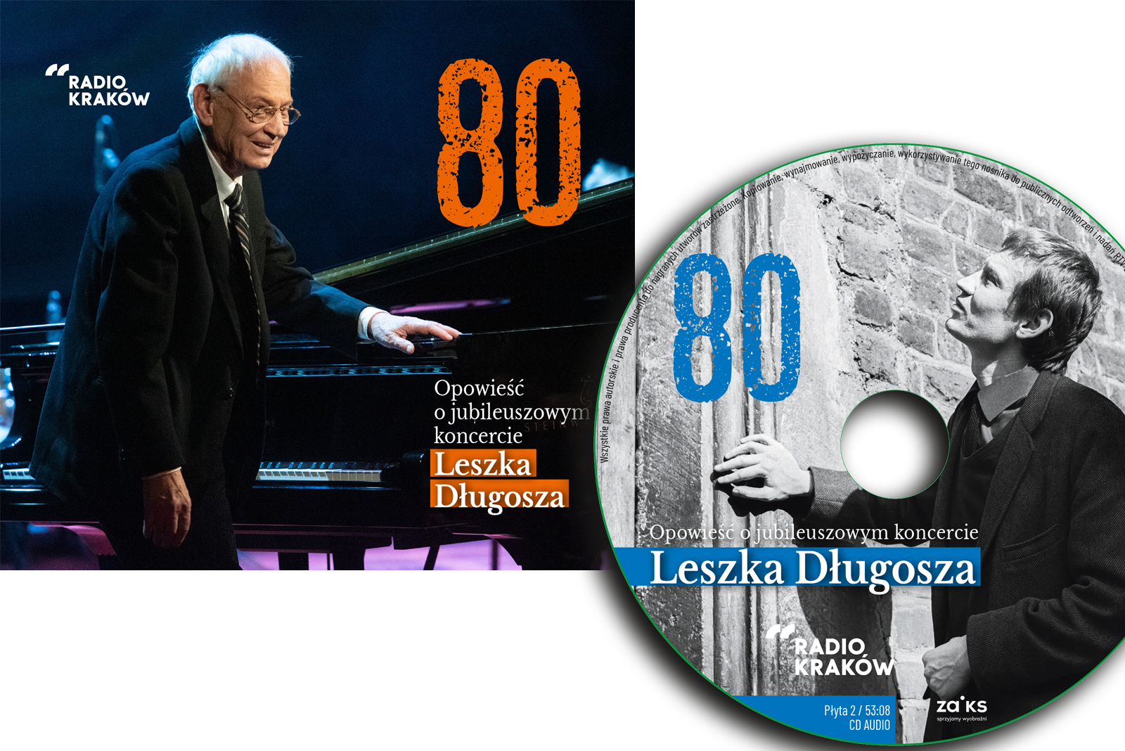 „80. Opowieść o jubileuszowym koncercie Leszka Długosza” – pamiątkowa płyta CD